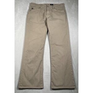 AG Adriano Goldschmied The Protege Straight Leg Jeans Mens 32x30 Beige Denim